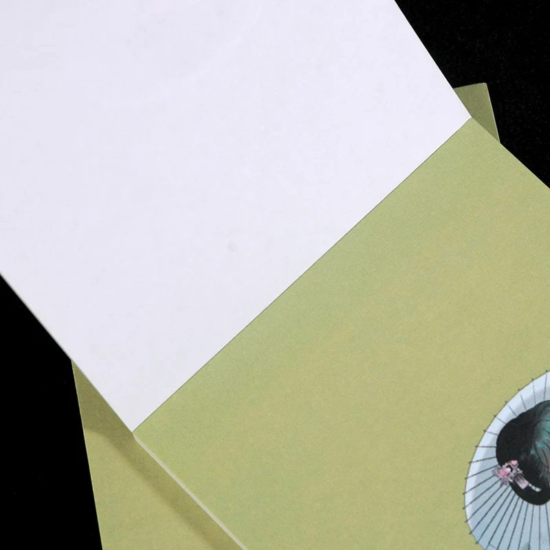 Vograce Custom Die Cut Cute Kawaii Memo Pad Book Artistic Paper Sticky Notes Memo Pad