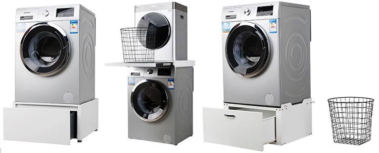Steel Washing Machine Draw Plate Connected Can Put Things On It Laundry Equipment Design