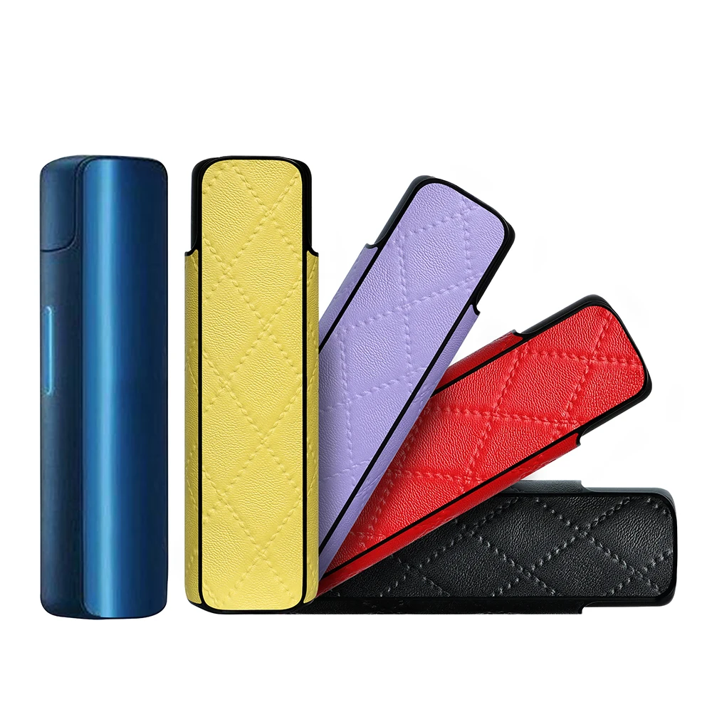 7 Colors Portable Cigarette Smoking Cases PC Leather Case for LIL Solid 2.0 Cover