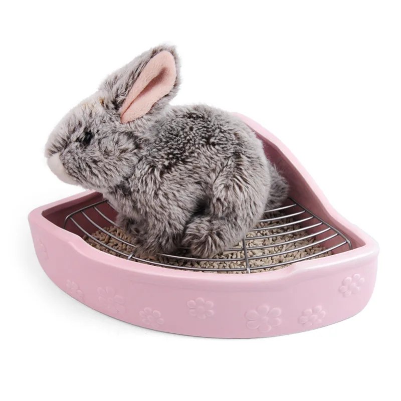 Colorful Ceramics Portable Small Pet Rabbit Hamster Toilet Indoor And Outdoor