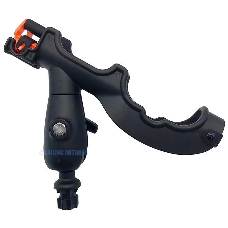 Swivel Adjustable Rod Stand Holder With Automatic Locking Kayak Plastic Accessories Fishing