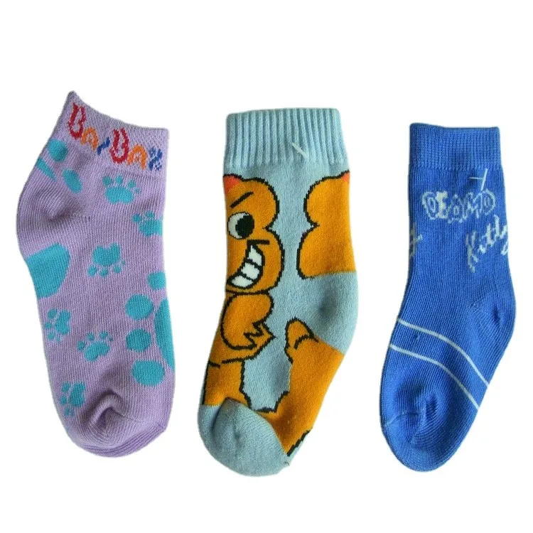 Cartoon baby children knitted school socks for kids winter  kids socking socks kids