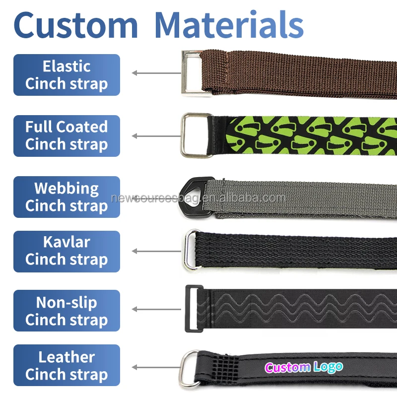 Custom Velcroes Strap Eco-Friendly Soft Adjustable Bike Strap Cable Tie Elastic Hook And loop Strap