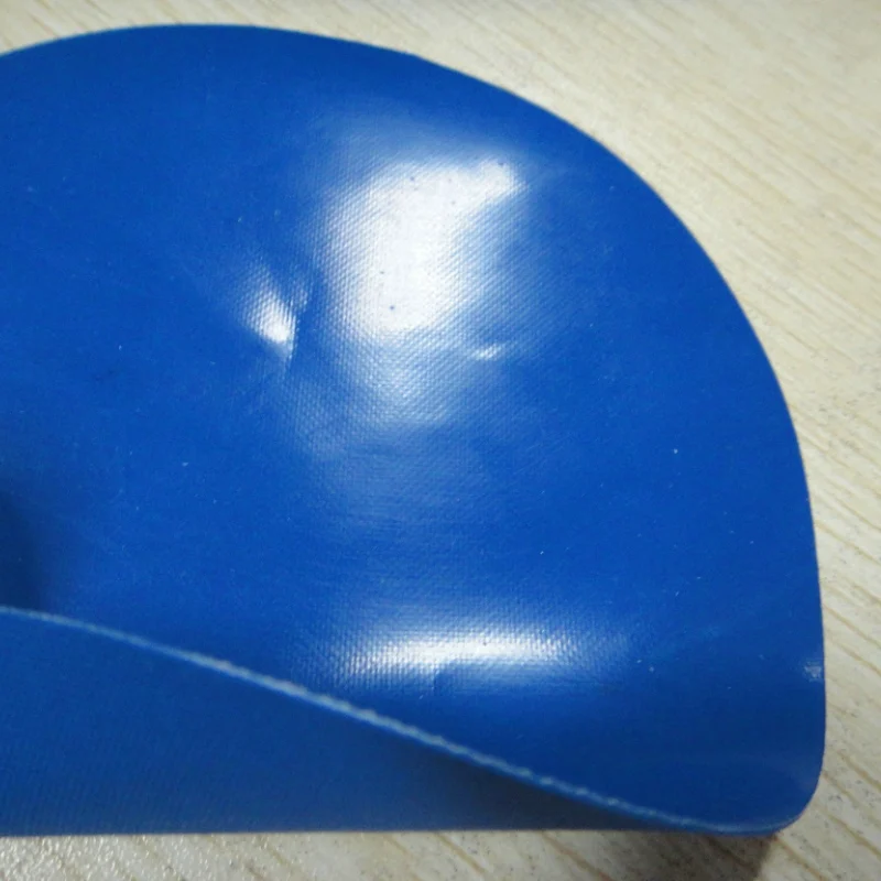 Waterproof blue rubber laminated mesh cloth