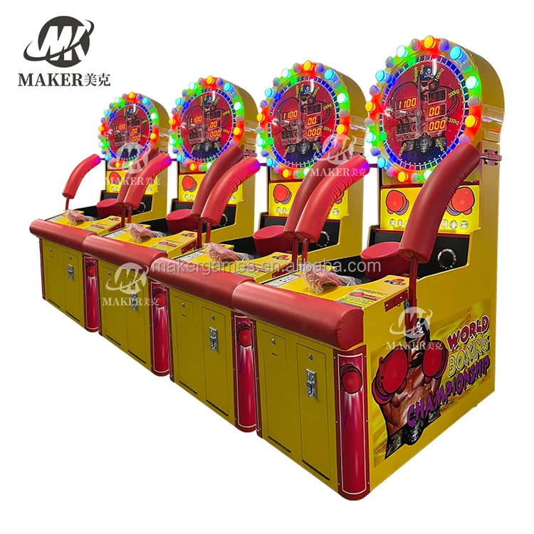 Coin Operated Arcade Electronic Juego De Boxeo Maquina De Boxeo Boxing Machine Ticket Redemption Game Machine