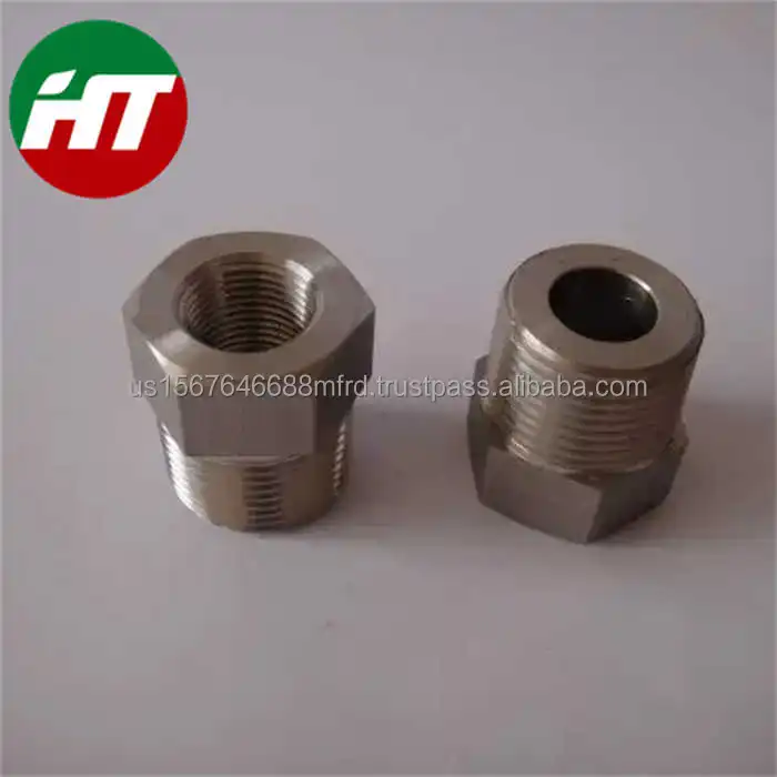 Couplings A182 316L Astm Gr F53 F60 F304 Material Forged Steel Bushing Threaded Elbow Fitting