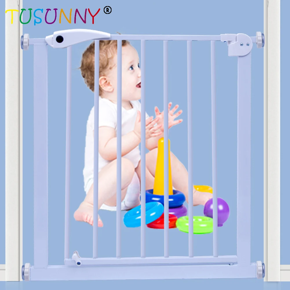 Metal Safety Door Adjustable Baby Gate Child Safety Gate for Stairs and Doorways