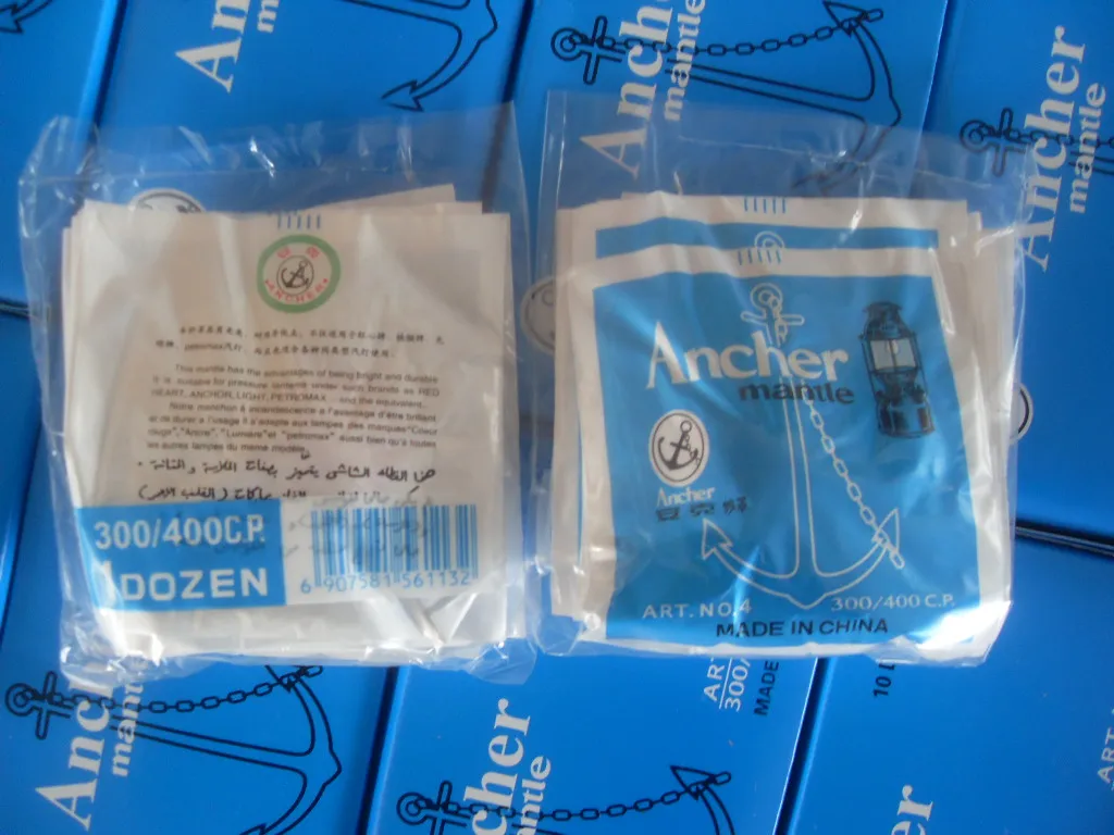 round model anch-er package  pressure lantern gas mantle