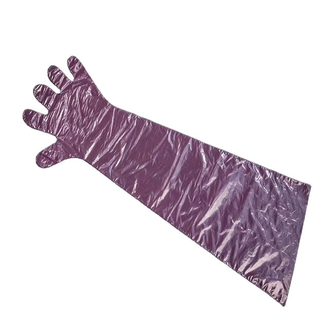 Veterinary Equipment Arm Sleeve Long Plastic Gloves for Artificial Insemination