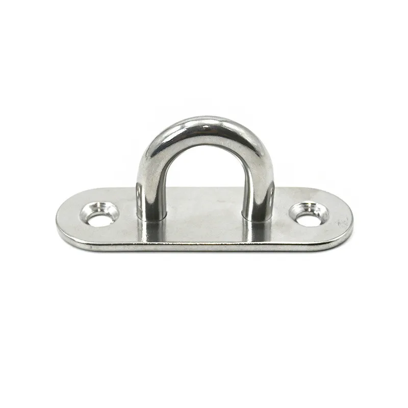 Hot sale Marine Boat Yacht Stainless Steel Rigging Deck Mooring Oblong Pad Eye Plate