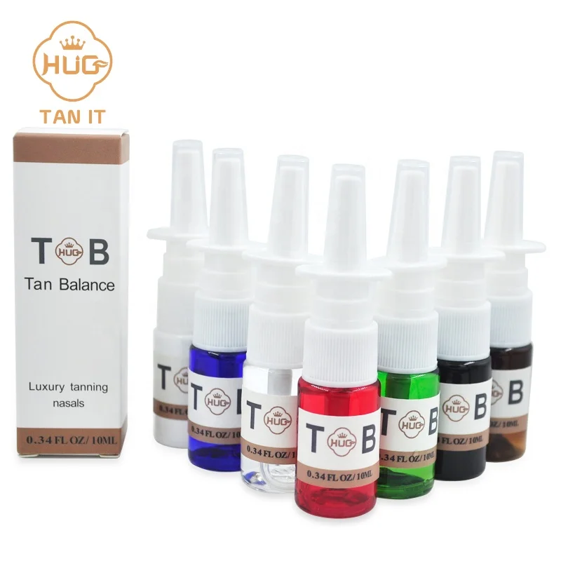 Hot selling tanning nasal spray 10ml 10mg bulk nasal tanners