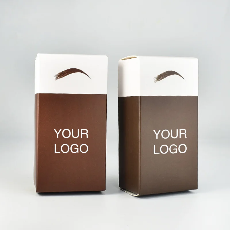 Eyebrow Dye Cream Color Change 3D Eyebrow Powder Stamp Long Lasting Custom Eyebrow Stencil Makeup Private Label