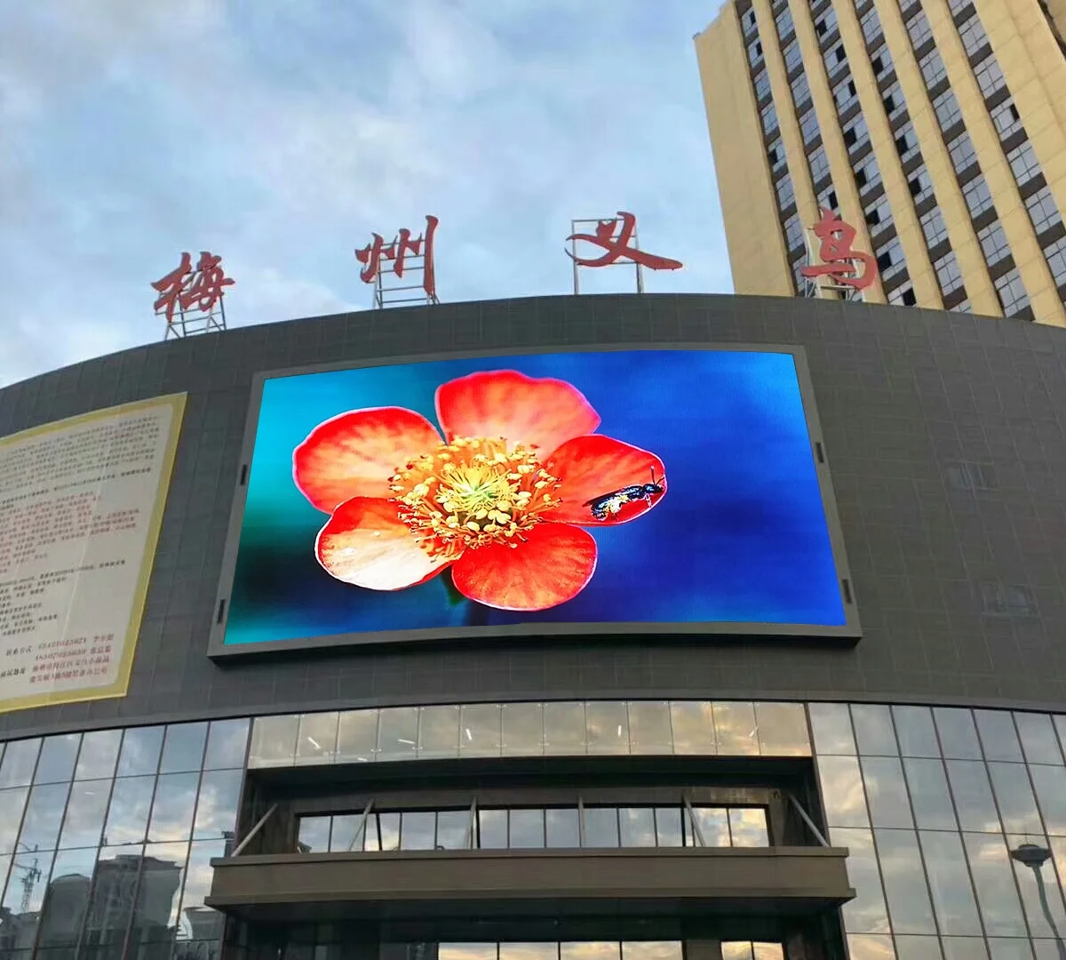 Supermarket LED Screen P8 Large LED Display Full Color 8mm LED Digital Video Wall
