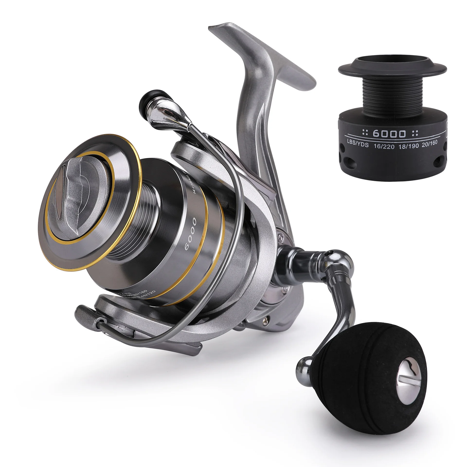 100% Original Full Metal Left / Right Interchangeable Fishing Reels Casting Reel brake drag baitcasting reel