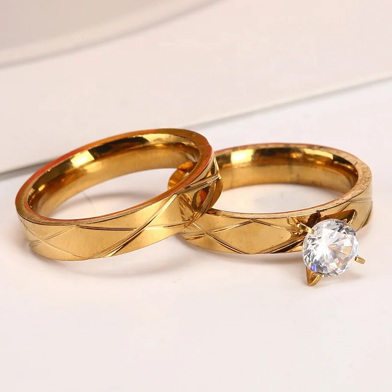 Cheapest Factory Price Rings Stainless Steel For Women Plated Stainless Steel Gold Rings