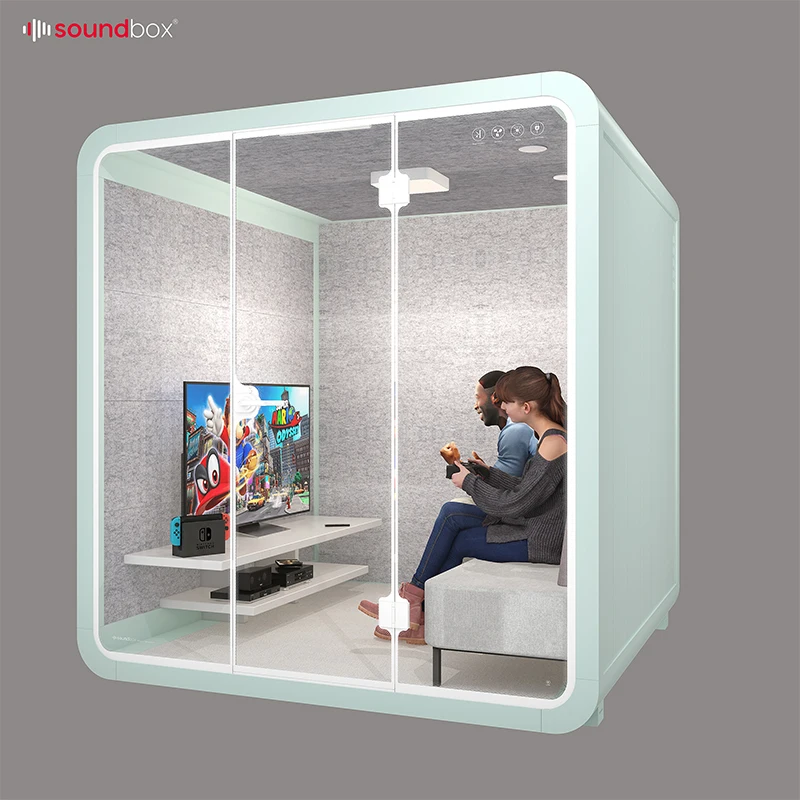 Sound Box Modular Made Hotel Home Apartments Building Living, Expandable Extendable House 20Ft Prefab Container OFFICE PODs/