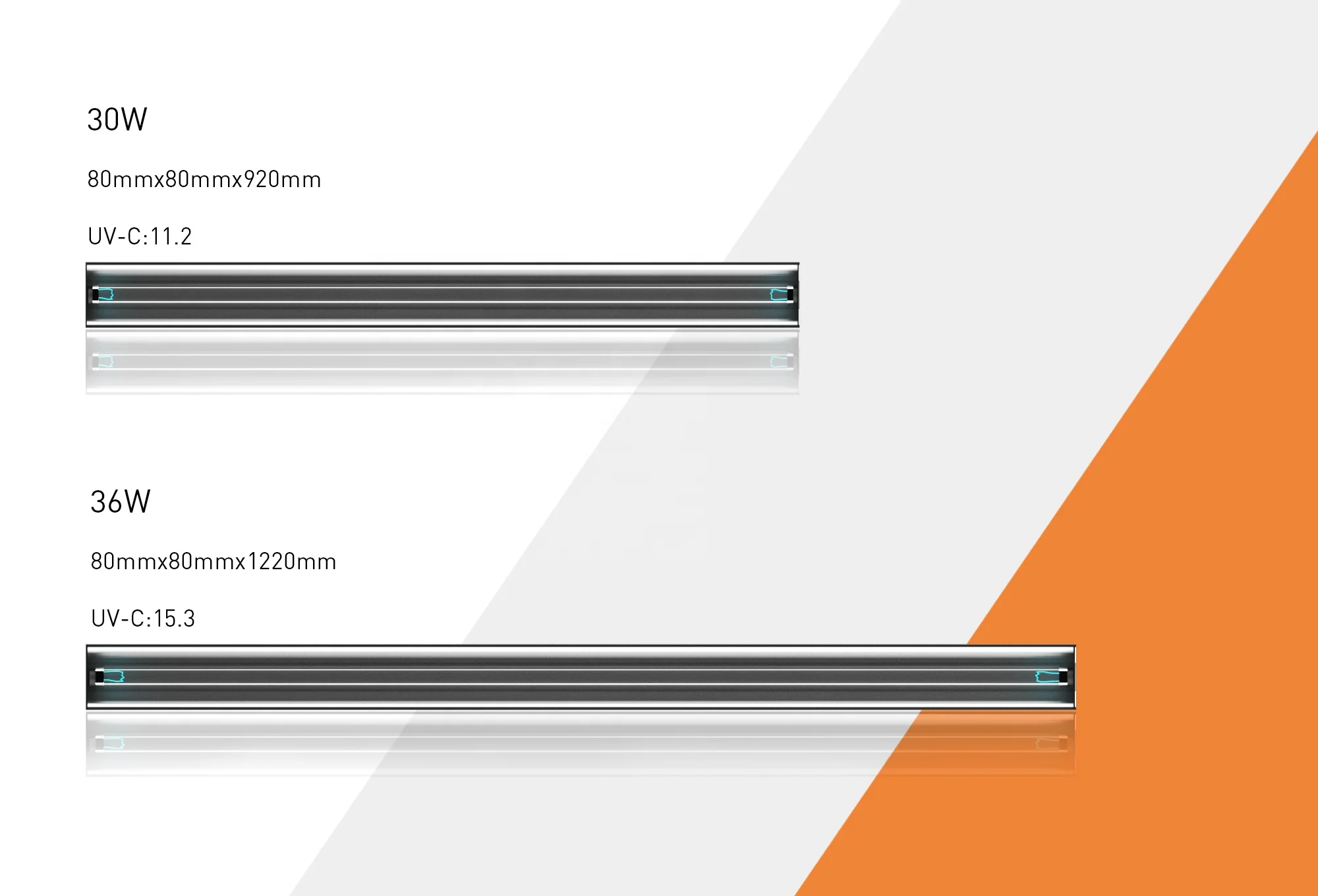 
HLINEAR LP8080-UVC Quartz Ultraviolet Lamp Uvc Hair Salon Ultraviolet Sterilization Light Fixture Sterilization Medical Lamp 