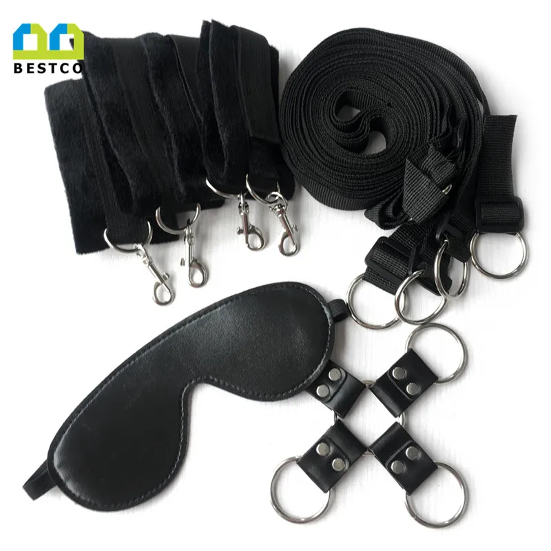 
Bestco New bdsm cross under bed bondage restraint set for couple sex game 