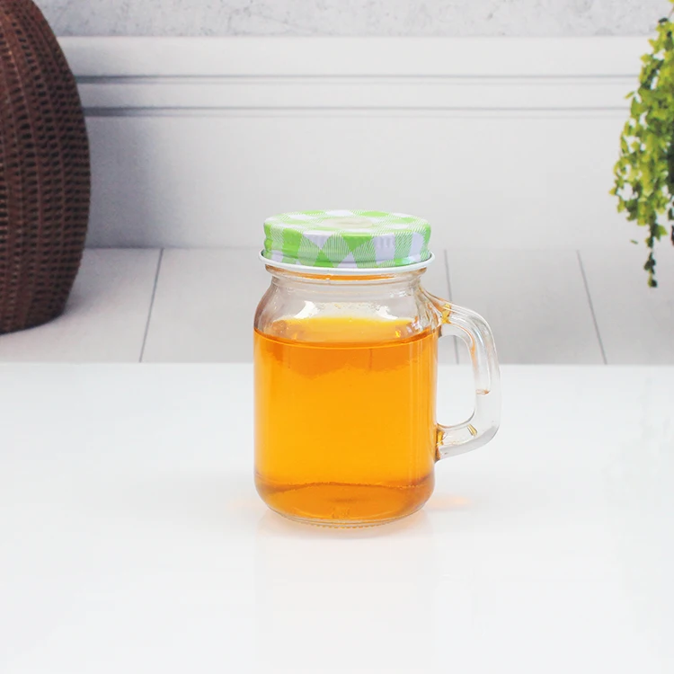 120ml hot sale mini ice cold drink bottle glass mason jar with lid and straw wholesale