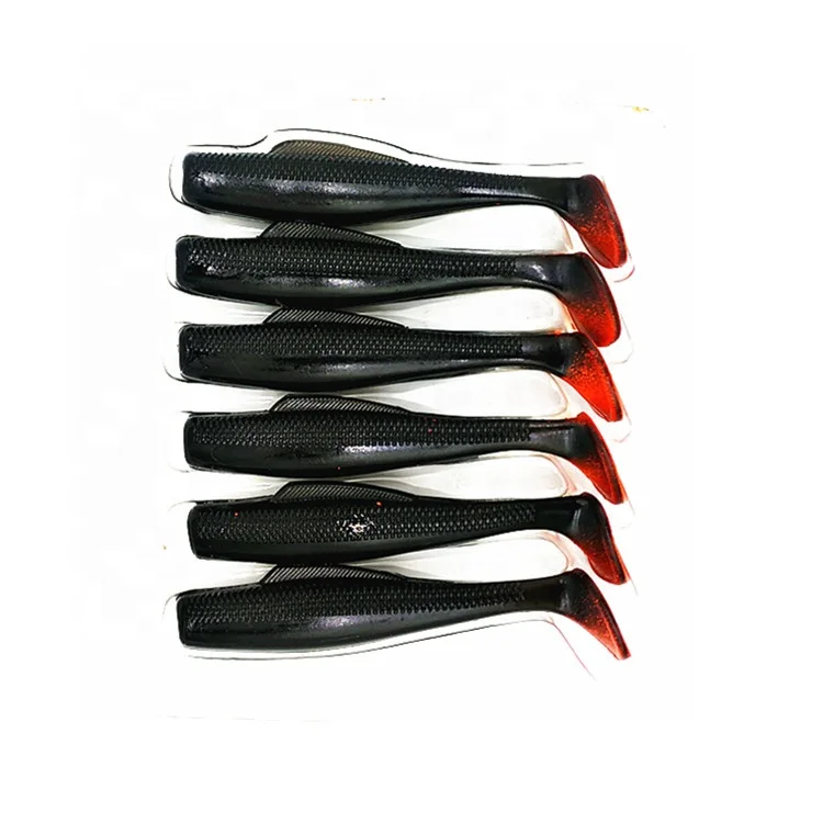 TPR Soft Bait Wobbler Bass-Lures Jig Carp Easy Shiner Artificial 80mm Silicone lure