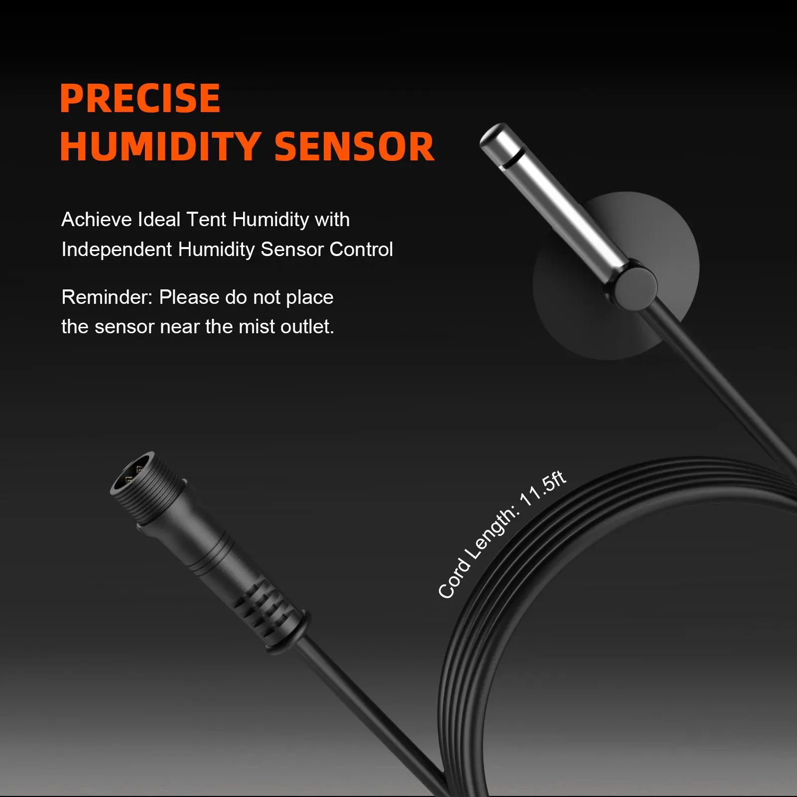 6L Plant Humidifier with Humidity Meter Cool Mist Top Fill Ultrasonic Humidifier Spider Farmer