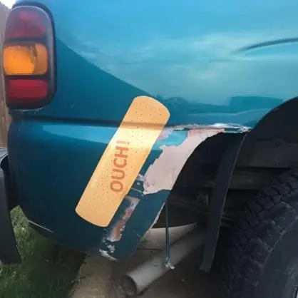 Creative Funny Ouch Band Aid Bandage Bumper Sticker Truck RV Boat Window Auto car decals stickers for car custom