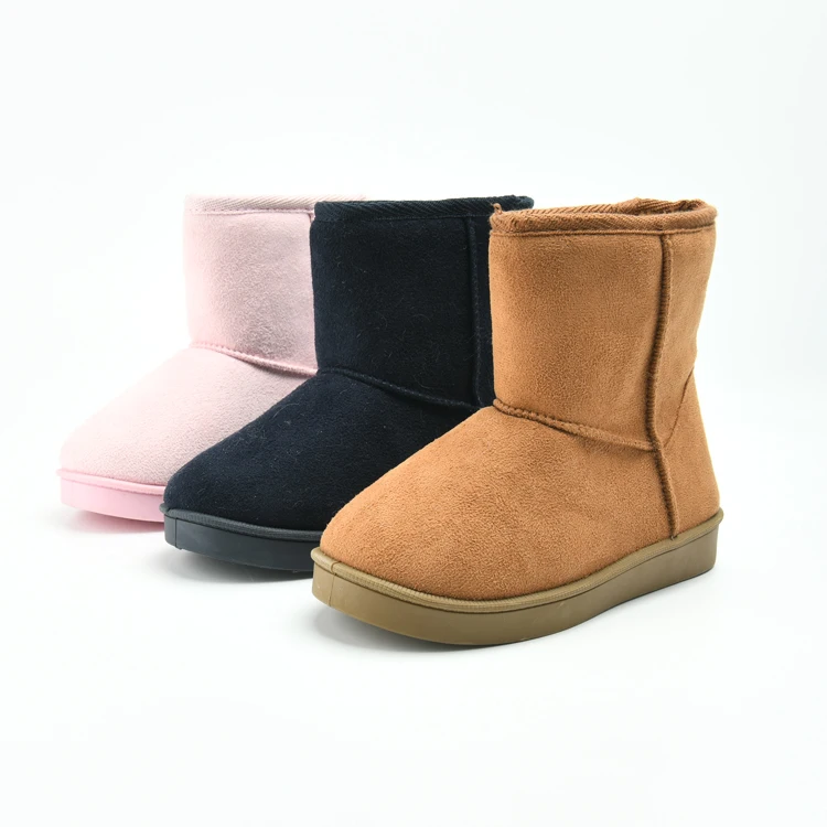 
High Quality Waterproof Microfiber Snow Indoor Outdoor Latest Girls Boots Kids Children 