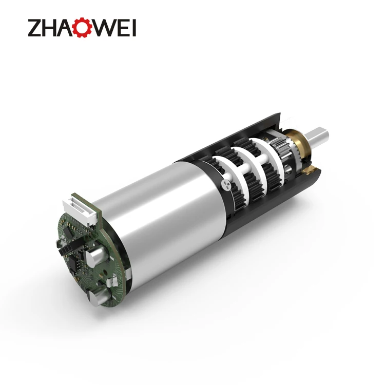 24V 28mm High torque 50kg.cm 12v 24v Micro Reduction brushless dc Gearbox Motor with encoder for car Tailgate control