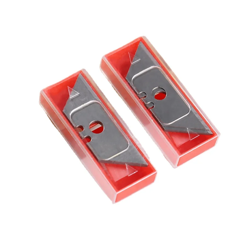 Manufacturers customize utility knife blade 60*18.7*0.5mm trapezoidal blade for folding knife