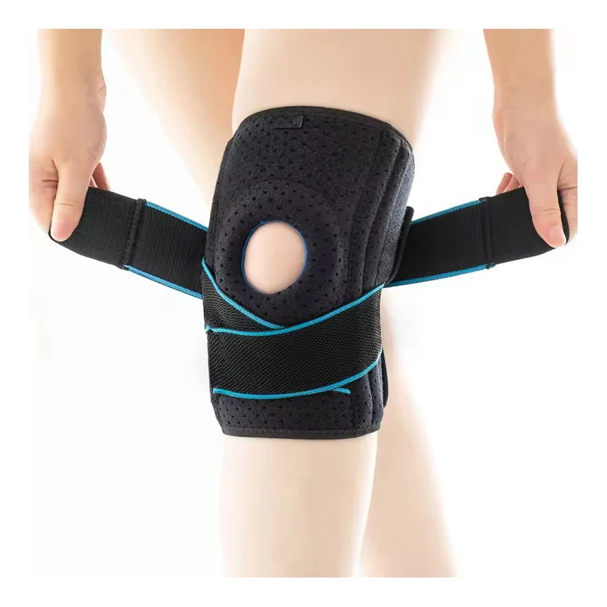 Top Fashion Weight Lifting Custom In Powerlifting Workout Knee Sleeves sport protective knee brace