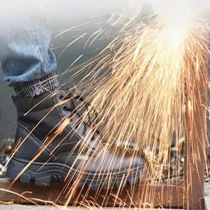 Оптовая продажа, женские туфли со стальным носком на заказ, нескользящая рабочая обувь, мужская легкая дышащая защитная обувь