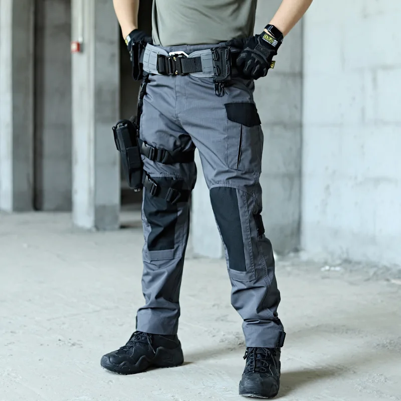 Wholesale Outdoor Multi Pocket Wear-resisting Cargo Tactical Pants Mens Trousers