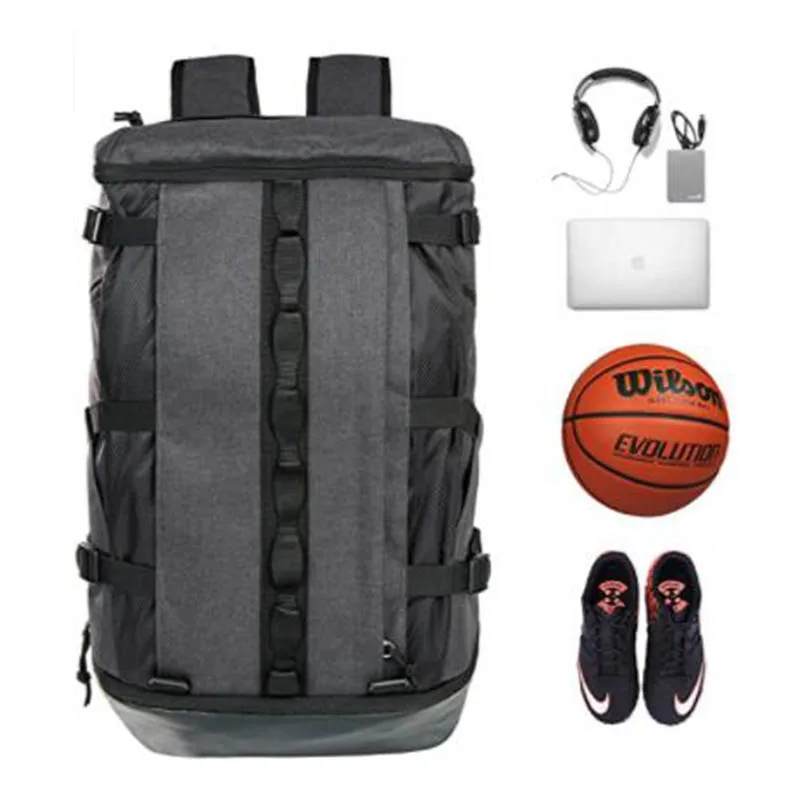 Youth Basketball Backpack with Ball Compartment and Shoe Pocket Soccer Sports Equipment Bag
