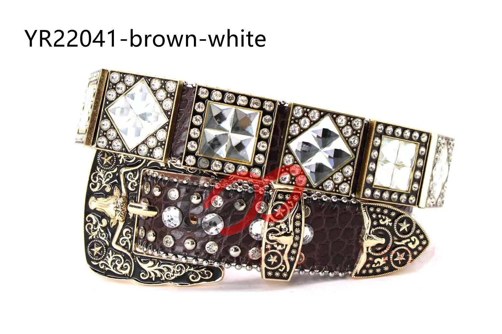 New Trend Bling Bling Rhinestone Belt Men Women Western Cowboy Cowgirl Crystal Studded Leather Diamond Belt For Jeans