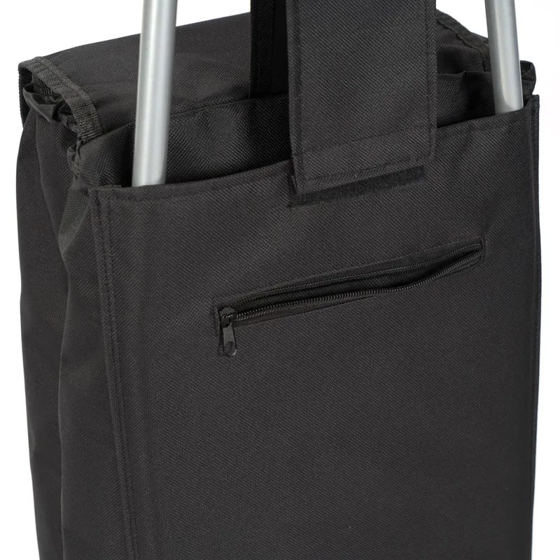 Hitree Direct Supply  New Design 600D Folding Aluminum Make Up Trolley Case Shopping Trolley with Wheels