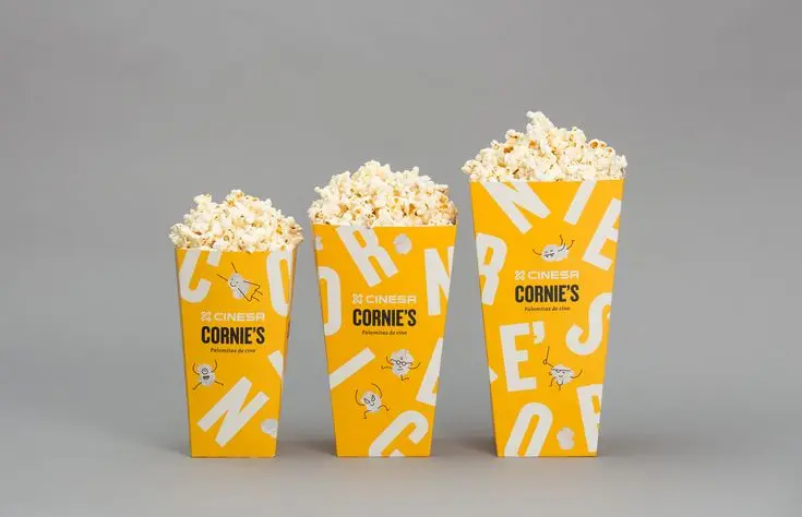 Customized eco-friendly popcorn nut kraft takeout paper cups trays popcorn packaging paper cups