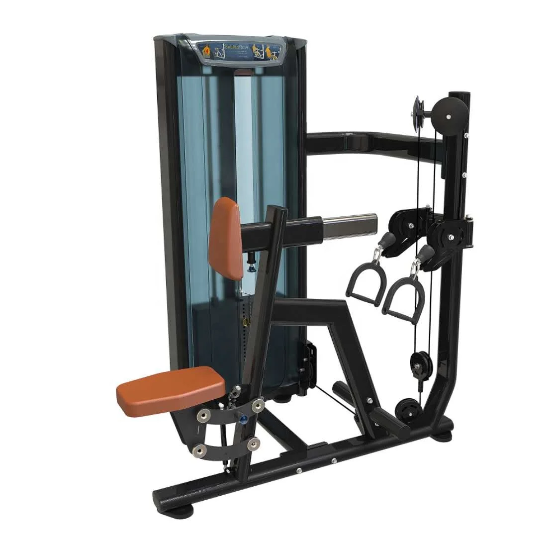 2021 High quality Commercial machine Gym fitness equipment Pin weight Seated Row