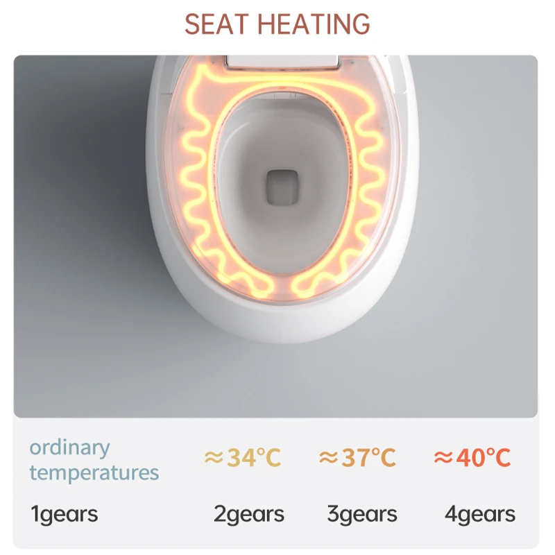 Luxury style sanitary ware ceramic smart toilet intelligent gold toilet electroplated WC Egg-shaped toilet