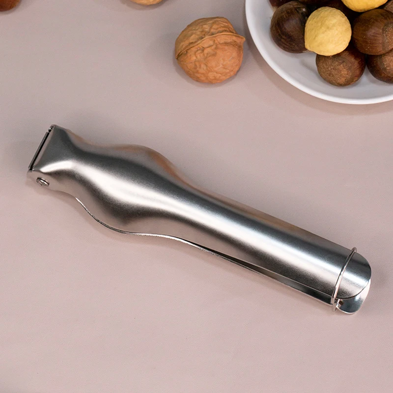 Optimal Usage Polished 201 Stainless Steel Kitchen Gadget Nut Cracker & Chestnut Peeler Opener Pecan Walnut Fruit Vegetable Tool