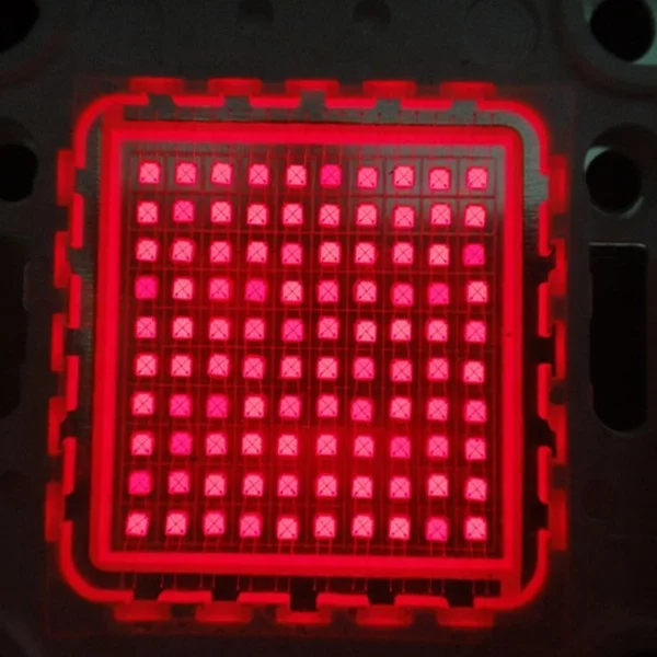 High intensity 100w red chip led COB 650nm 660nm 670nm