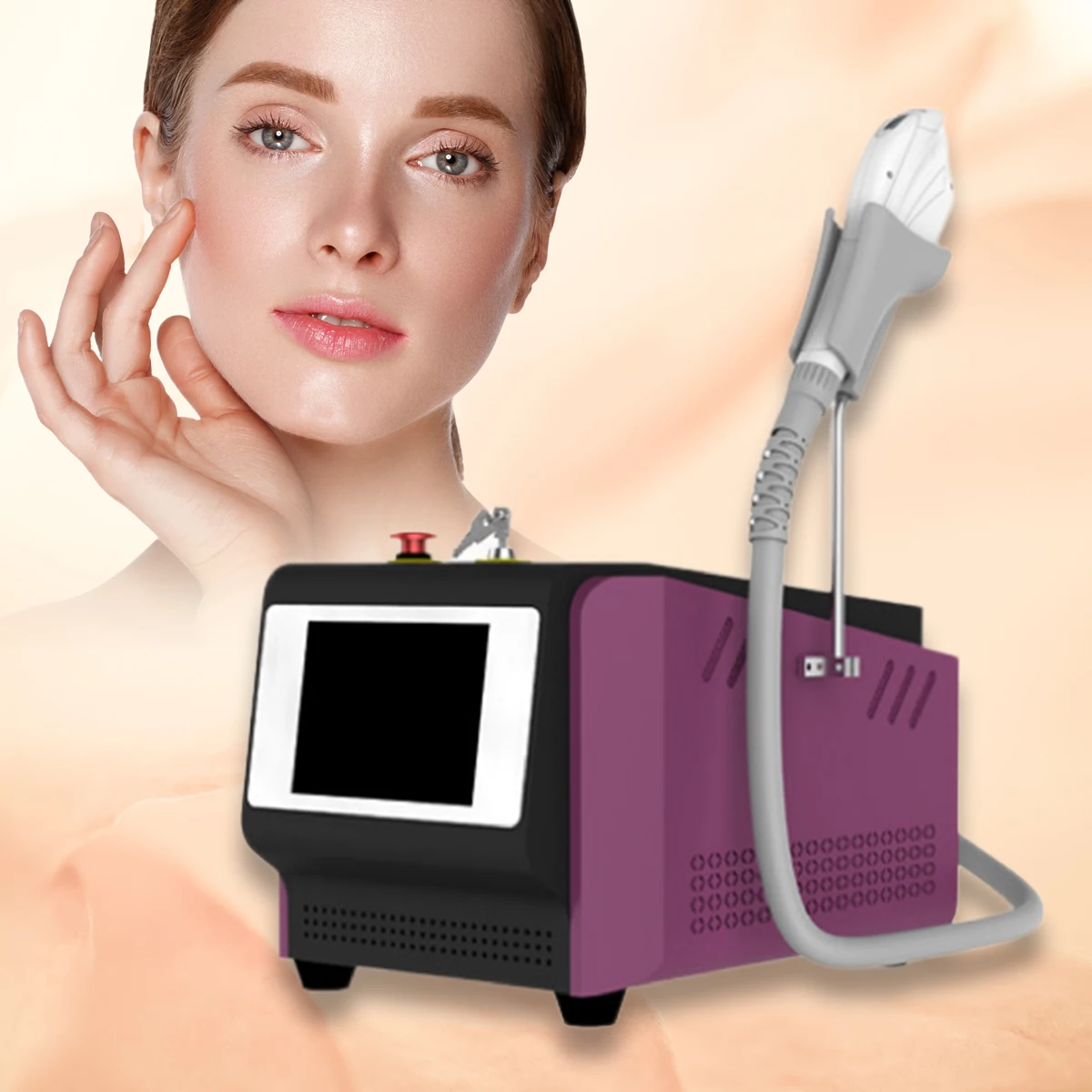 Keylaser Best IPL Super Hair Removal Machine IPL Vascular Removal Big Spot  IPL Hair Removal Machine Strong Energy Power 2000w