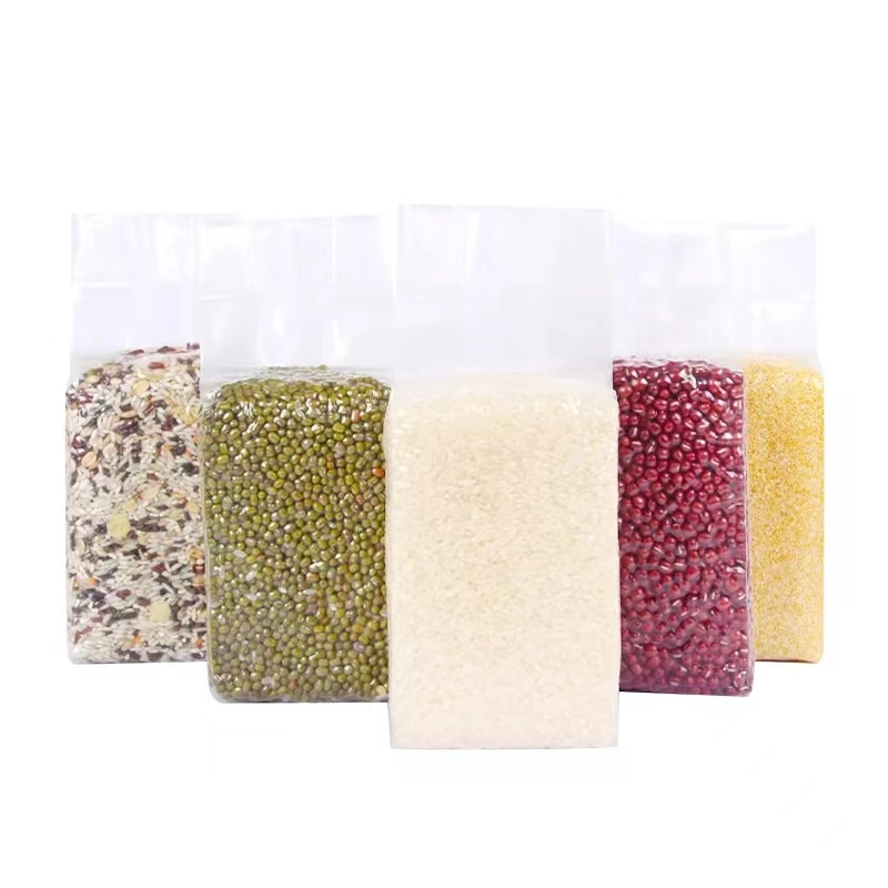 YF Custom Printing Plastic Vacuum Basmati Rice/Beans Packing Bag