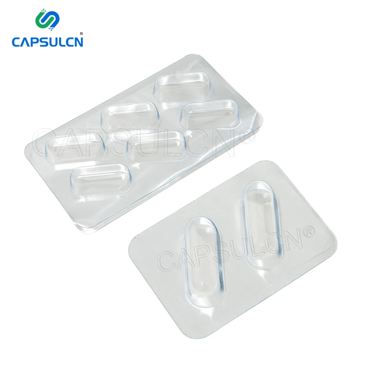 Medical 10 Cavity One Side Pre-sealed 56x85 Plastic Pills Blister Tray for Capsule Pill Tablet Blister Sheet