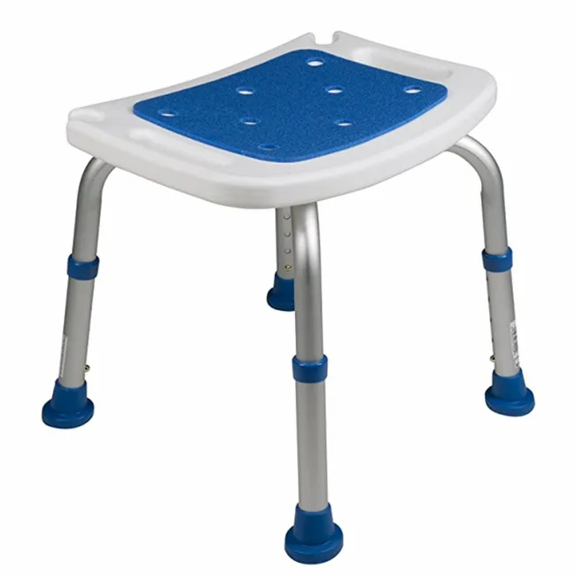 Small shower chair 500lb cross braced design bathtub safety tool shower bench with easy installation