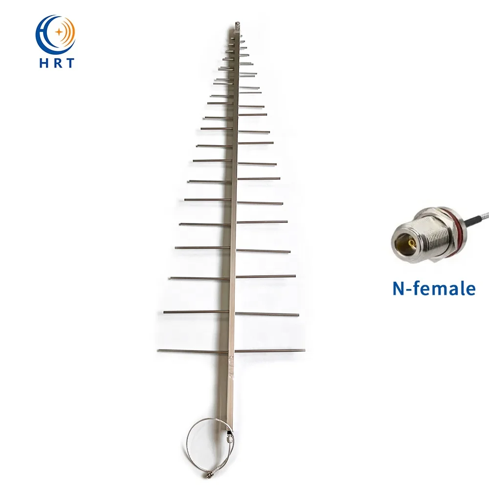 VHF UHF GSM 4G 5G full band Broadband 400-6000MHz high gain  12dbi outdoor LPDA yagi communication antenna