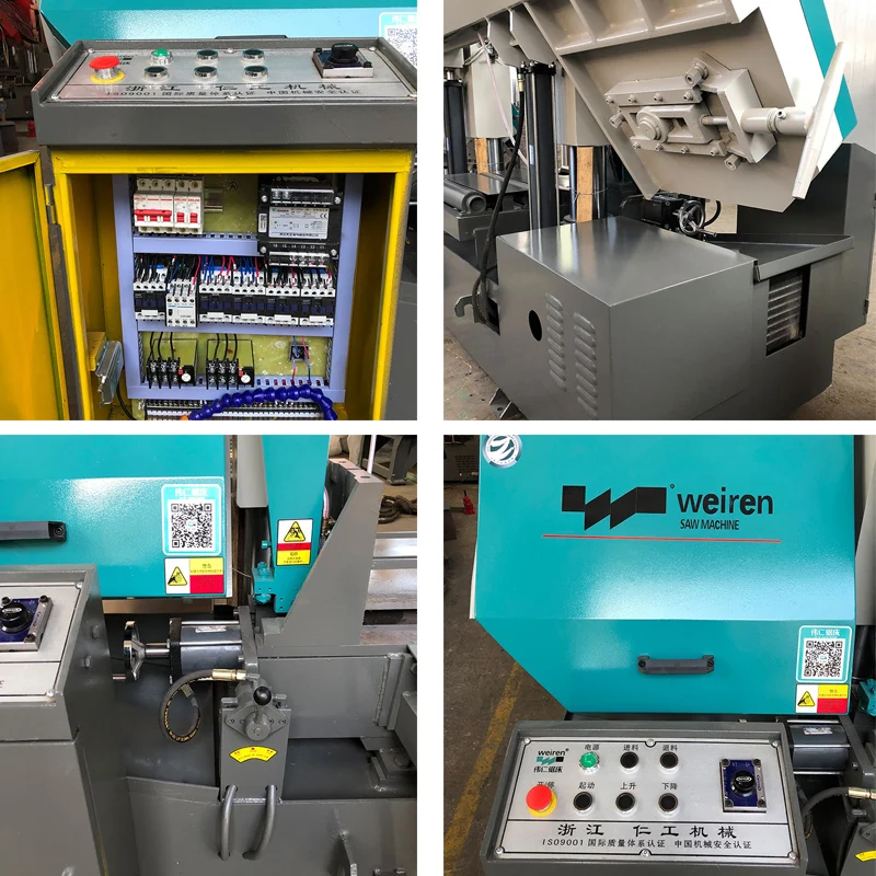 
Low Price Double Column Horizontal Semi Automatic Industrial Metal/Iron Cutting Band Sawing Machine GB4250/70 