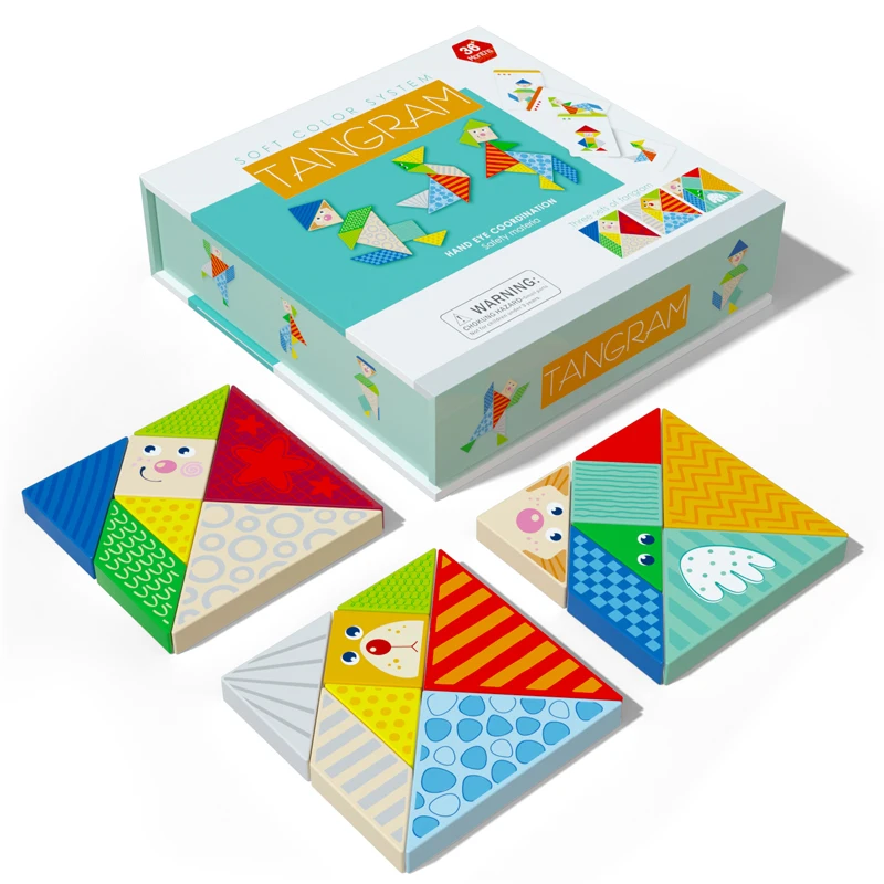 Educational Wooden Tangram puzzle