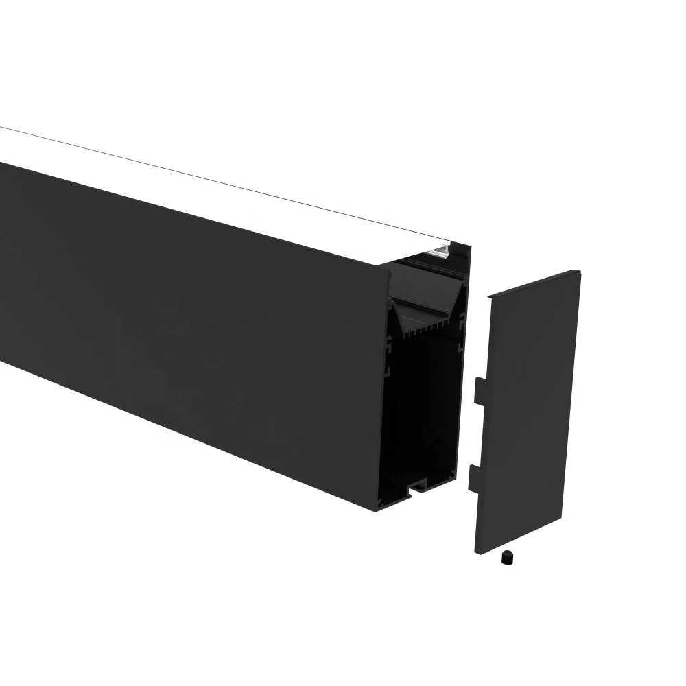 54mm * 105mm Factory custom square main use light led long strip aluminium square ceiling office aisle corridor square light