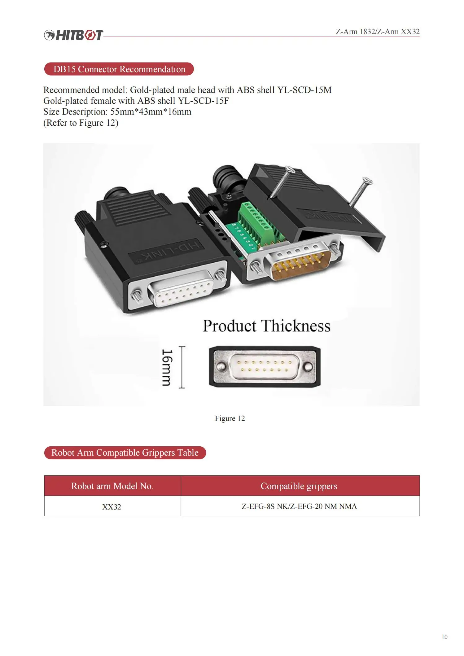 China Arm Robot HITBOT Z-arm 1832 China Low Cost Industrial Arm Robot 4-Axis Robot for Assembly