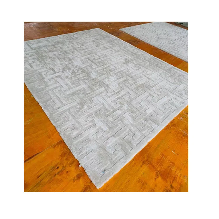 Best Selling Hand Tufted Bamboo Silk Carpet, Handmade Viscose Carpet for living room